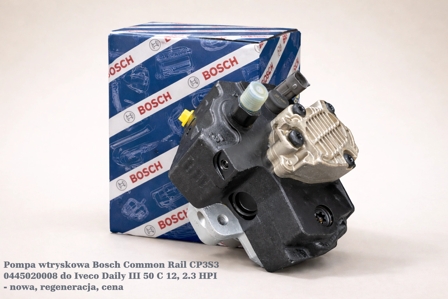 Pompa wtryskowa Bosch Common Rail CP3S3 0445020008 do Iveco Daily III 50 C 12, 2.3 HPI - nowa, regeneracja, cena