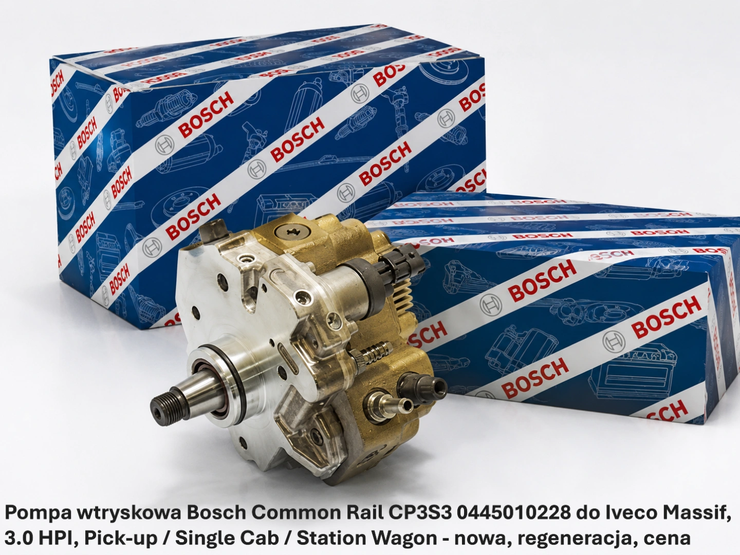 Pompa wtryskowa Bosch Common Rail CP3S3 0445010228 do Iveco Massif, 3.0 HPI, Pick-up / Single Cab / Station Wagon 