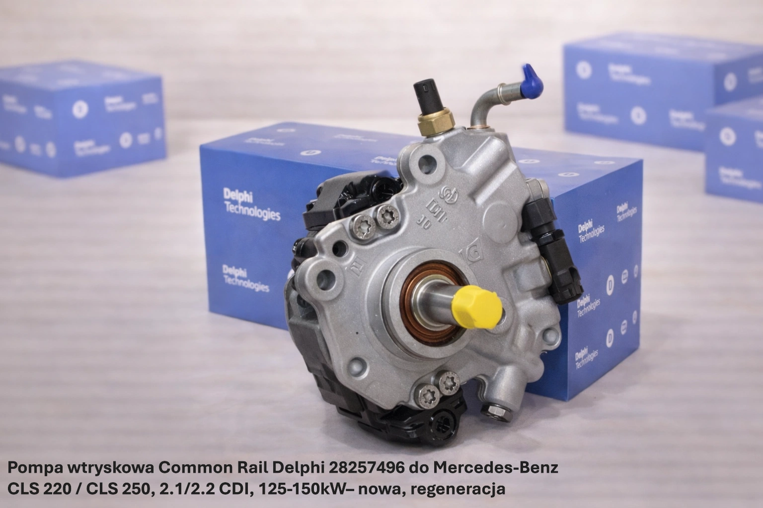 Pompa wtryskowa Common Rail Delphi 28257496 do Mercedes-Benz CLS 220 / CLS 250, 2.1/2.2 CDI, 125-150kW– nowa, regeneracja