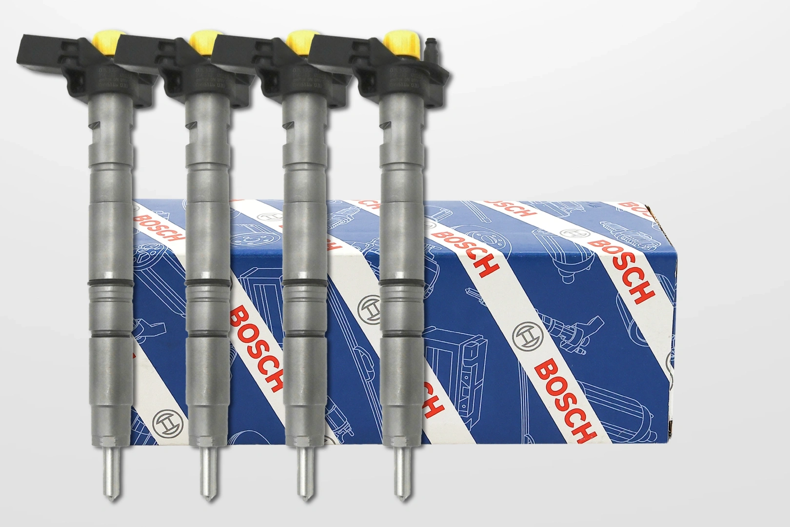 Wtryskiwacz Bosch 0445117022 na opakowaniu Bosch