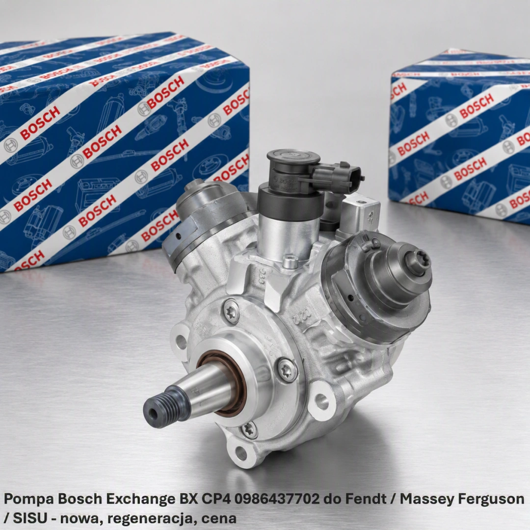 Pompa Bosch Exchange BX CP4 0986437702 do Fendt / Massey Ferguson / SISU - nowa, regeneracja, cena