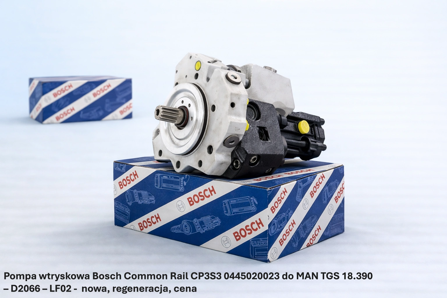 Pompa wtryskowa Bosch Common Rail CP3S3 0445020023 do MAN TGS 18.390– D2066 – LF02 -nowa, regeneracja, cena