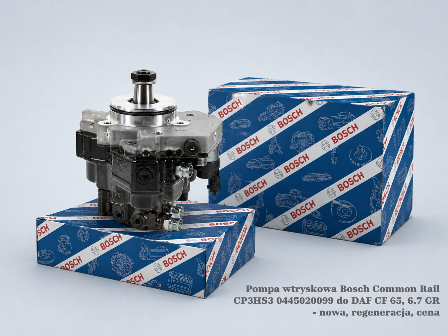 Pompa wtryskowa Bosch Common Rail CP3HS3 0445020099 do DAF CF 65, 6.7 GR - nowa, regeneracja, cena
