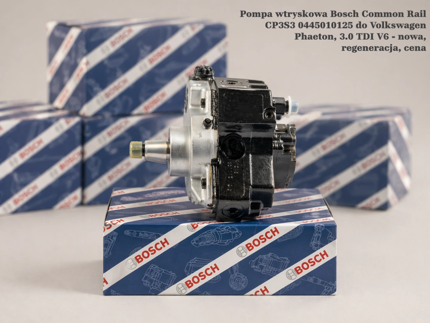 Pompa wtryskowa Bosch Common Rail CP3S3 0445010125 do Volkswagen Phaeton, 3.0 TDI V6 - nowa, regeneracja, cena