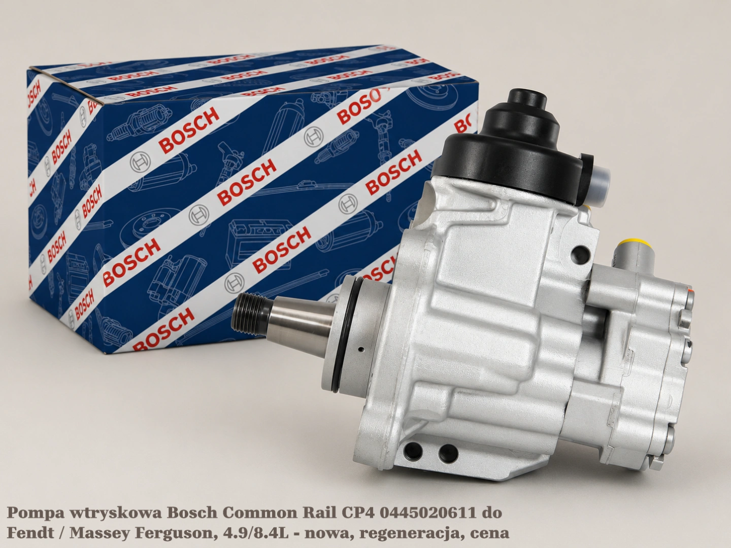 Pompa wtryskowa Bosch Common Rail CP4 0445020611 do Fendt / Massey Ferguson, 4.9/8.4L - nowa, regeneracja, cena