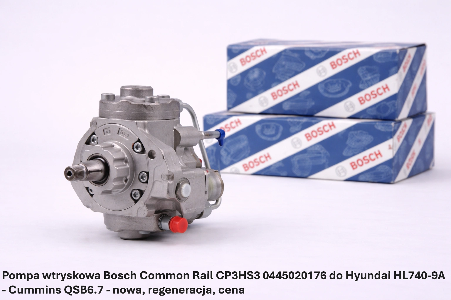 Pompa wtryskowa Bosch Common Rail CP3HS3 0445020176 do Hyundai HL740-9A - Cummins QSB6.7 - nowa, regeneracja, cena