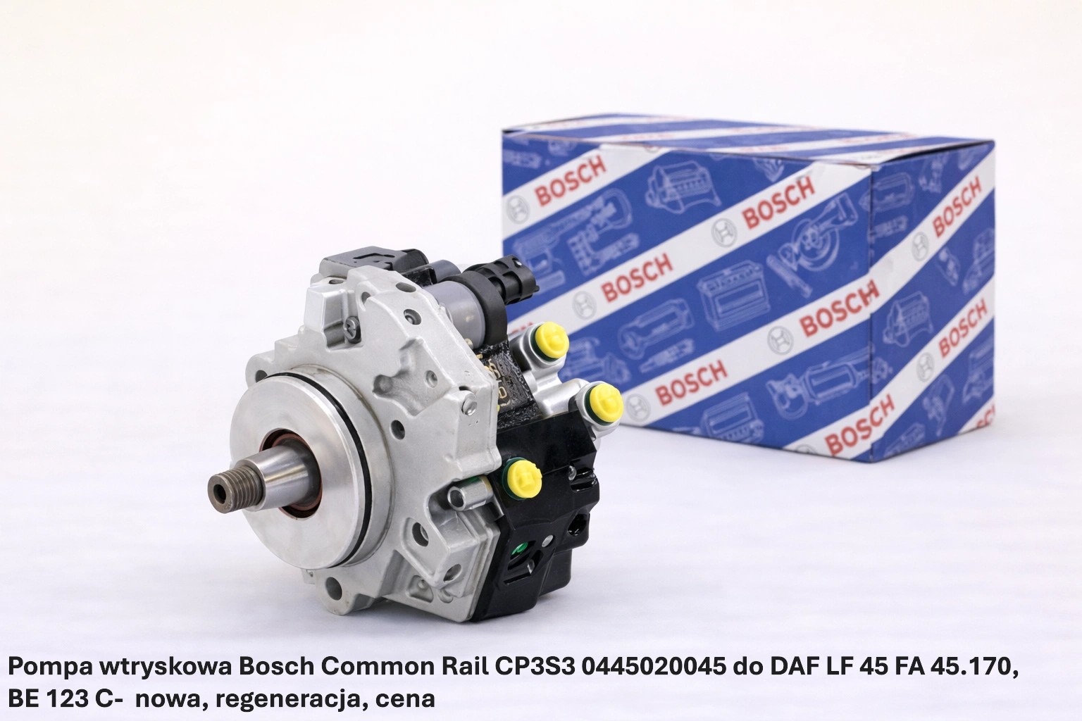 Pompa wtryskowa Bosch Common Rail CP3S3 0445020045 do DAF LF 45 FA 45.170, BE 123 C - nowa, regeneracja, cena