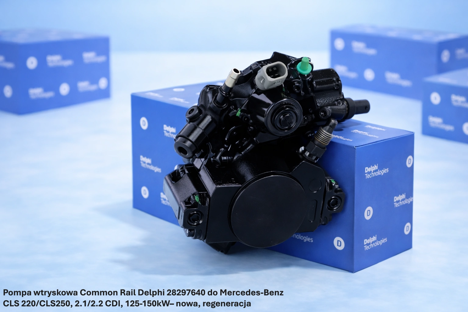 Pompa wtryskowa Common Rail Delphi 28297640 do Mercedes-Benz CLS 220/CLS250, 2.1/2.2 CDI, 125-150kW– nowa, regeneracja