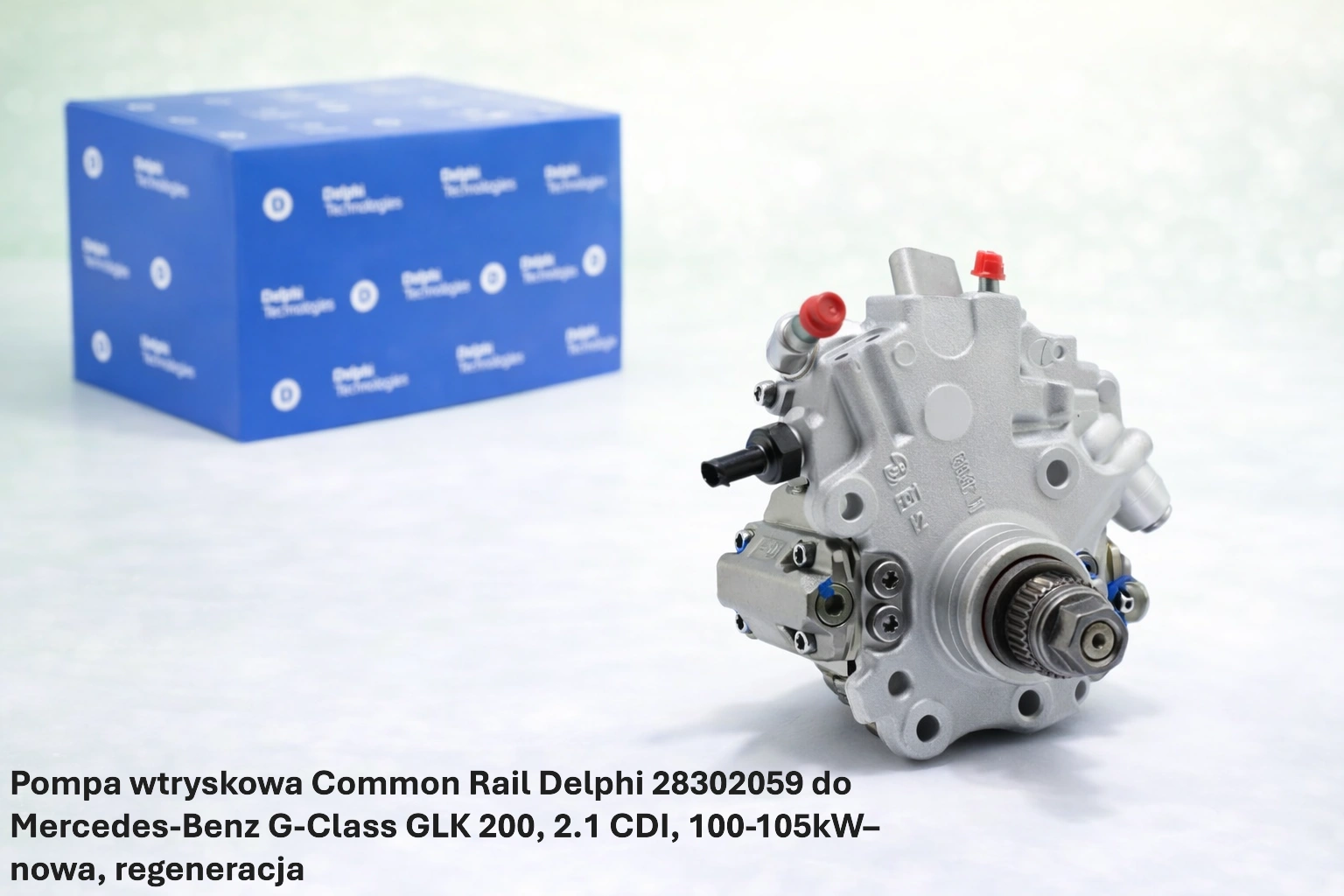 Pompa wtryskowa Common Rail Delphi 28302059 do Mercedes-Benz G-Class GLK 200, 2.1 CDI, 100-105kW– nowa, regeneracja