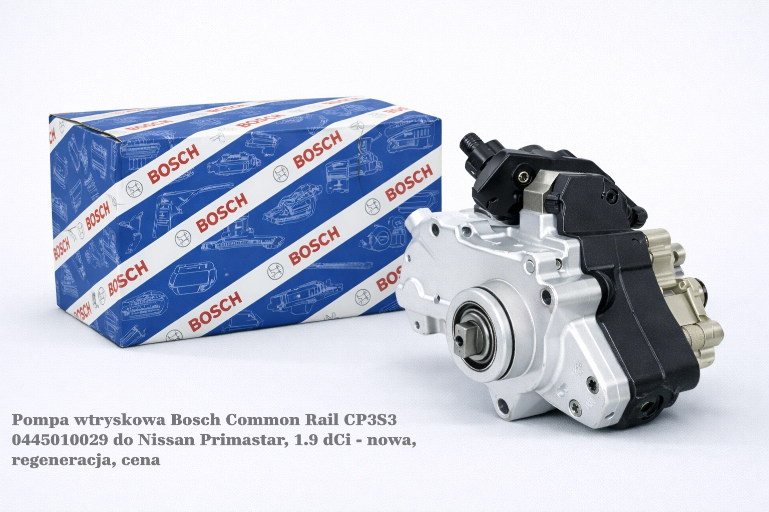 Pompa wtryskowa Bosch Common Rail CP3S3 0445010029 do Nissan Primastar, 1.9 dCi - nowa, regeneracja, cena
