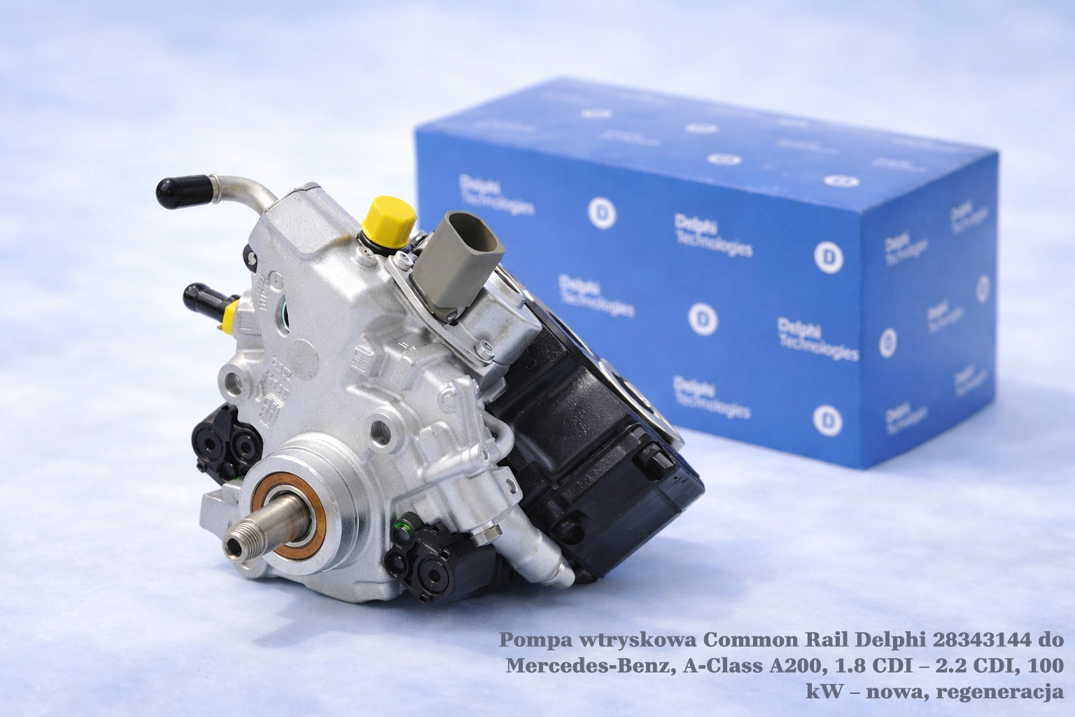 Pompa wtryskowa Common Rail Delphi 28343144 do Mercedes-Benz, A-Class A200, 1.8 CDI – 2.2 CDI, 100 kW – nowa, regeneracja