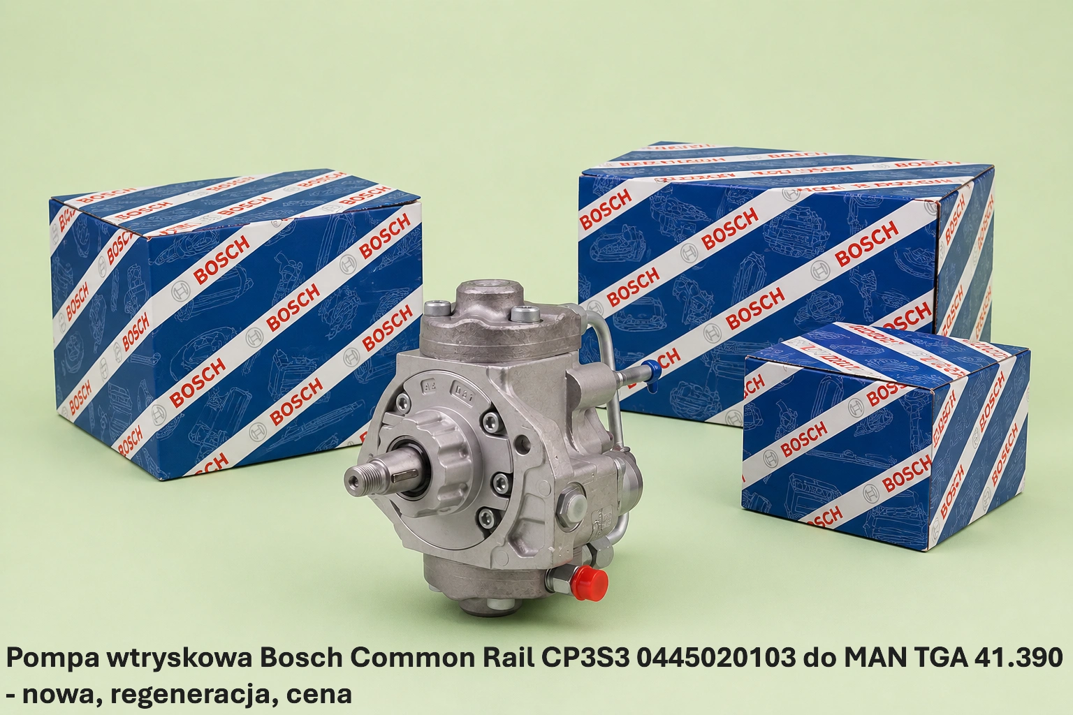 Pompa wtryskowa Bosch Common Rail CP3S3 0445020103 do MAN TGA 41.390 - nowa, regeneracja, cena