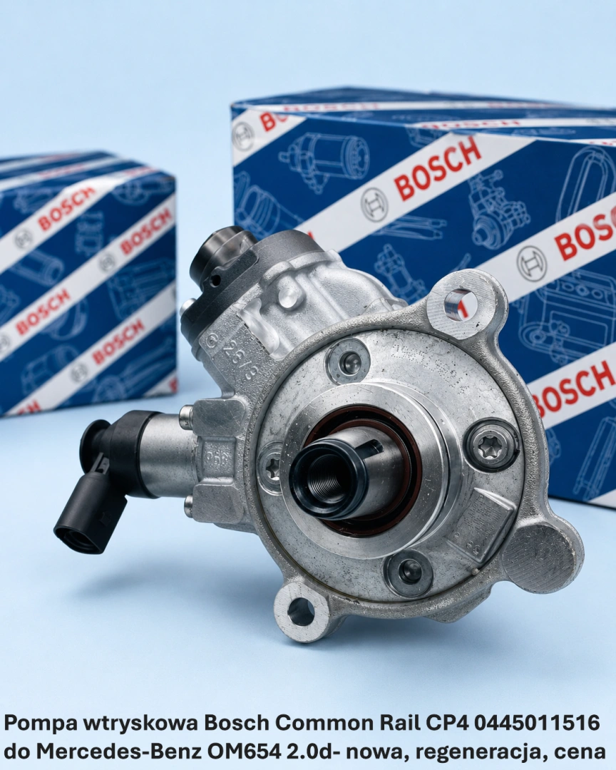 Pompa wtryskowa Bosch Common Rail CP4 0445011516 do Mercedes-Benz OM654 2.0d 