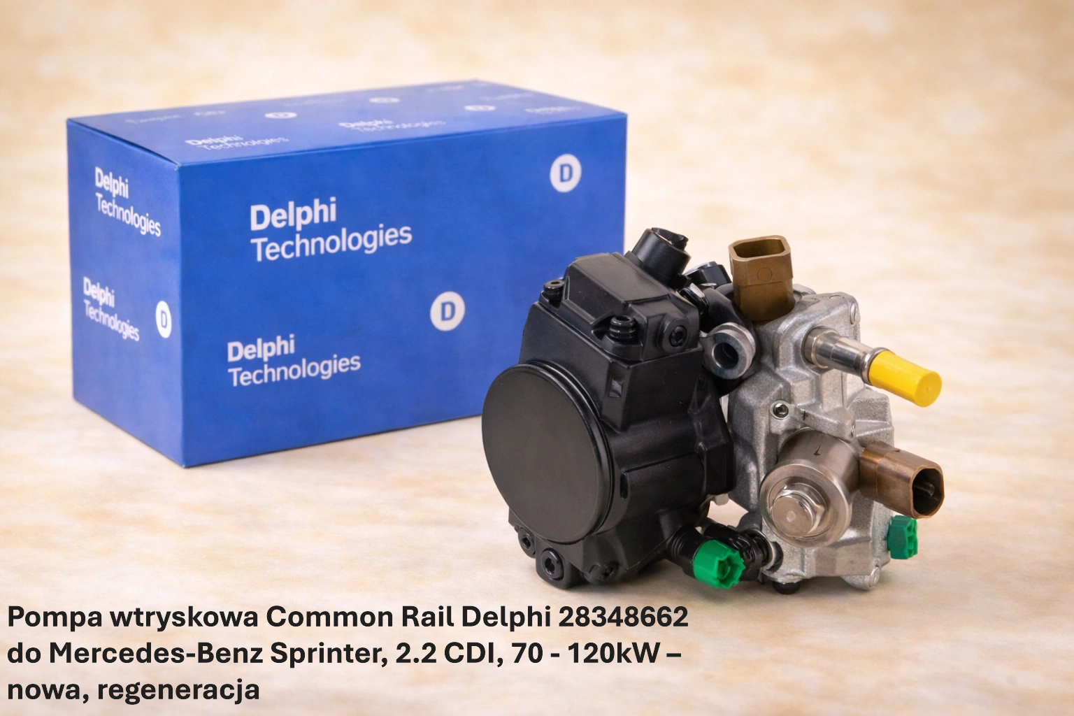 Pompa wtryskowa Common Rail Delphi 28348662 do Mercedes-Benz Sprinter, 2.2 CDI, 70 - 120kW – nowa, regeneracja