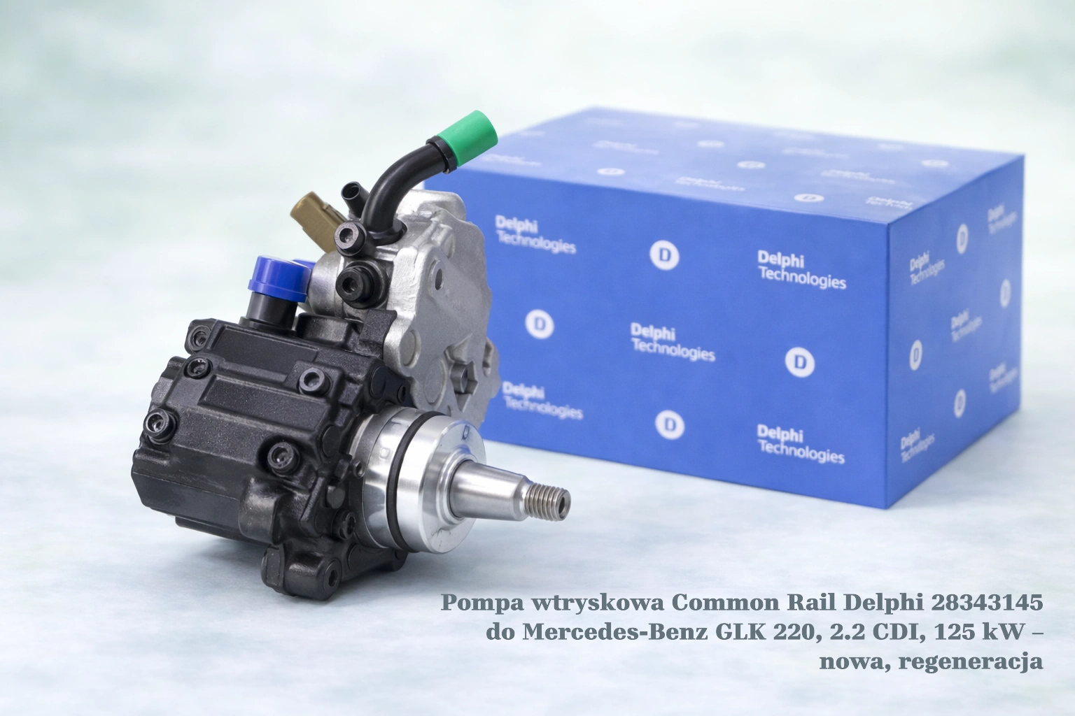 Pompa wtryskowa Common Rail Delphi 28343145 do Mercedes-Benz GLK 220, 2.2 CDI, 125 kW – nowa, regeneracja