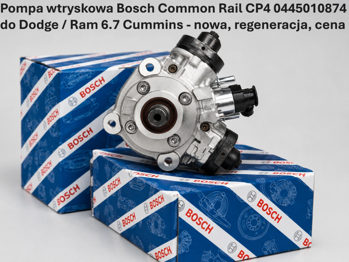 Pompa wtryskowa Bosch Common Rail CP4 0445010874 do Dodge / Ram 6.7 Cummins 