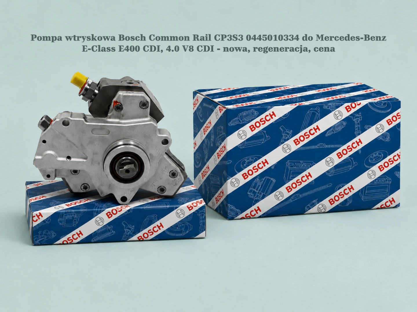 Pompa wtryskowa Bosch Common Rail CP3S3 0445010334 do Mercedes-Benz E-Class E400 CDI, 4.0 V8 CDI - nowa, regeneracja, cena
