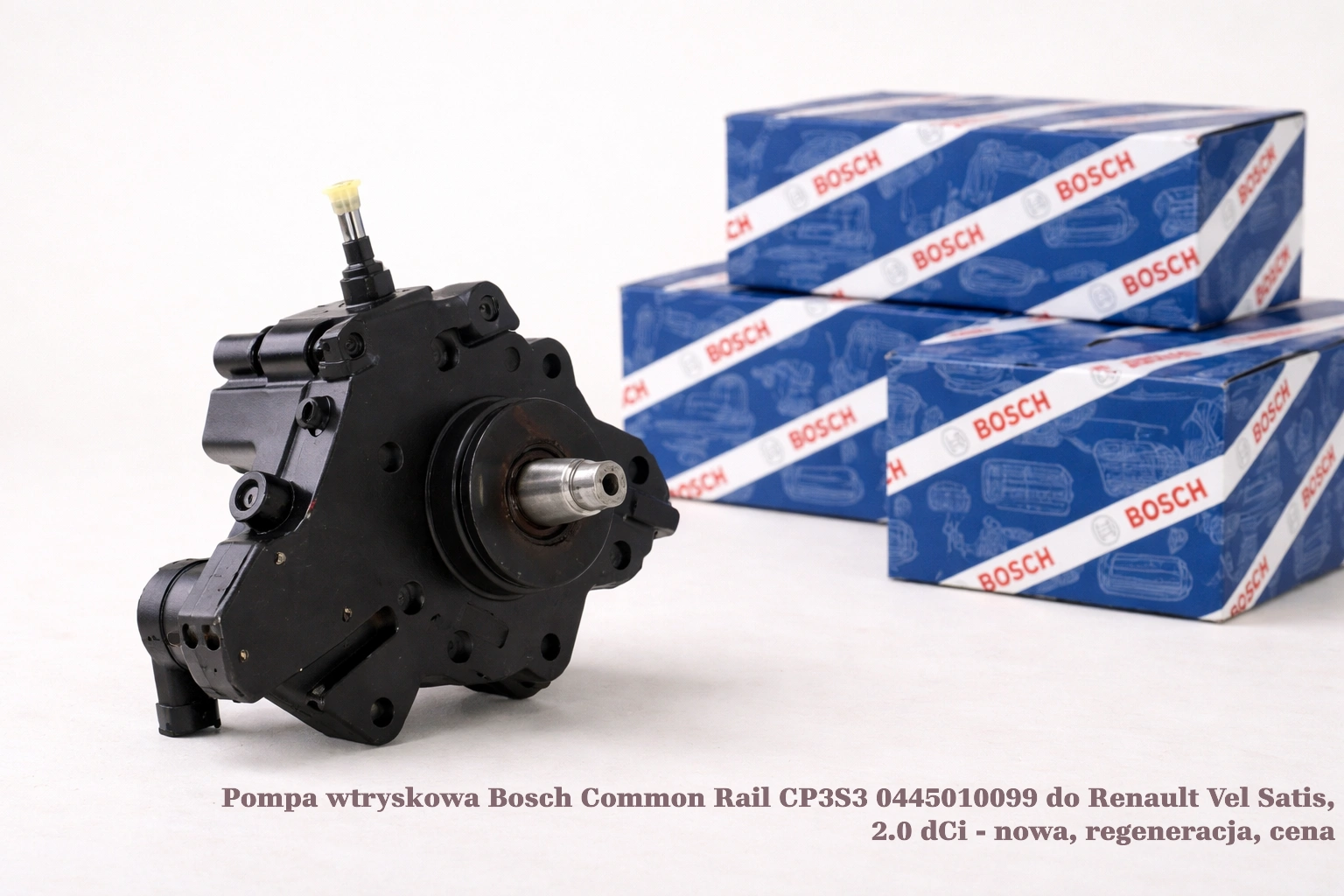 Pompa wtryskowa Bosch Common Rail CP3S3 0445010099 do Renault Vel Satis, 2.0 dCi Pompa wtryskowa Bosch Common Rail CP3S3 0445010099 do Renault Vel Satis, 2.0 dCi - nowa, regeneracja, cena