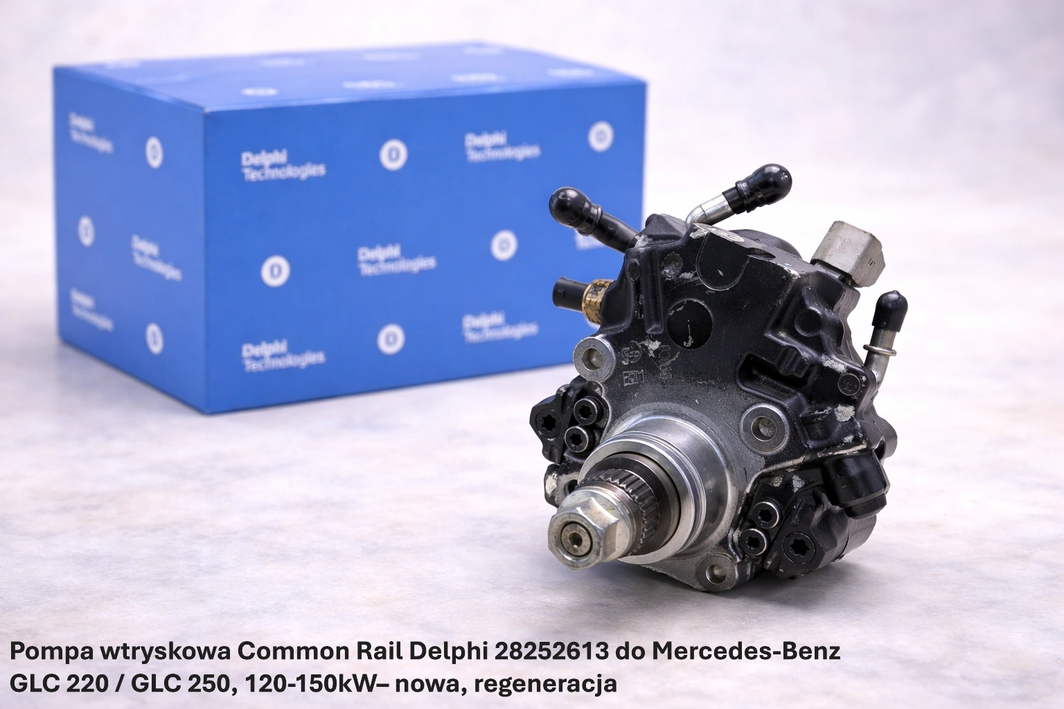 Pompa wtryskowa Common Rail Delphi 28252613 do Mercedes-Benz GLC 220 / GLC 250, 120-150kW Pompa wtryskowa Common Rail Delphi 28252613 do Mercedes-Benz GLC 220 / GLC 250, 120-150kW– nowa, regeneracja