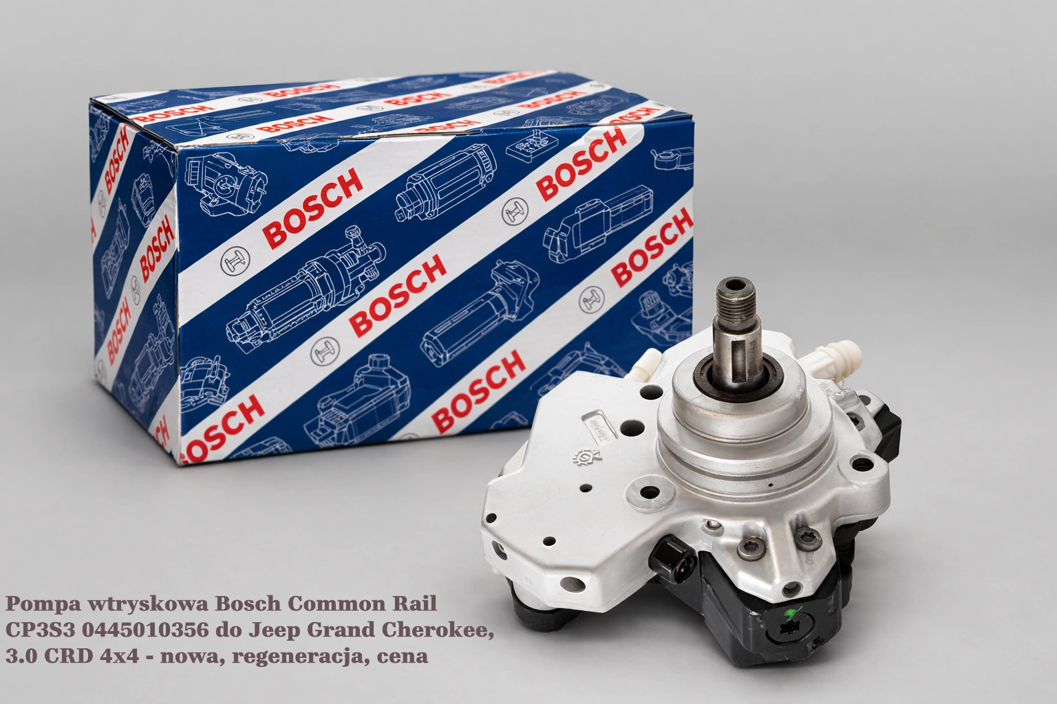 Pompa wtryskowa Bosch Common Rail CP3S3 0445010356 do Jeep Grand Cherokee, 3.0 CRD 4x4 - nowa, regeneracja, cena