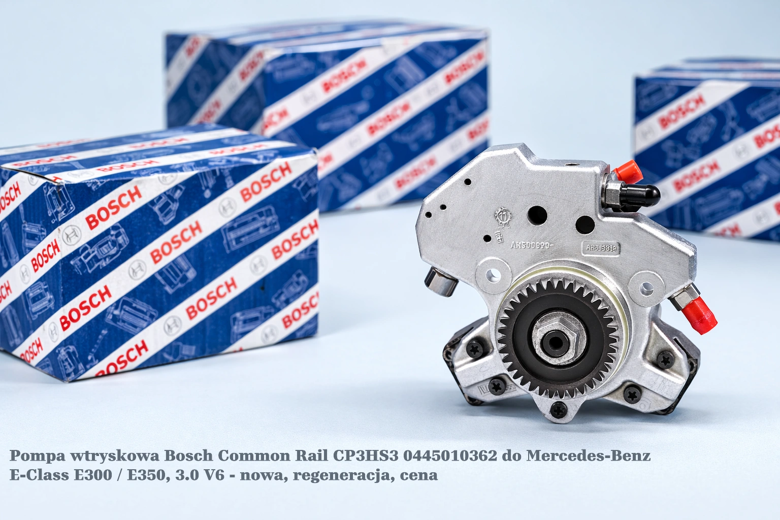 Pompa wtryskowa Bosch Common Rail CP3HS3 0445010362 do Mercedes-Benz E-Class E300 / E350, 3.0 V6 - nowa, regeneracja, cena