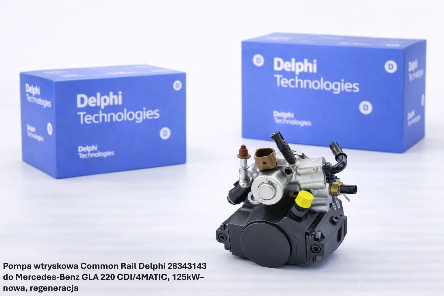 Pompa wtryskowa Common Rail Delphi 28343143 do Mercedes-Benz GLA 220 CDI/4MATIC, 125kW– nowa, regeneracja