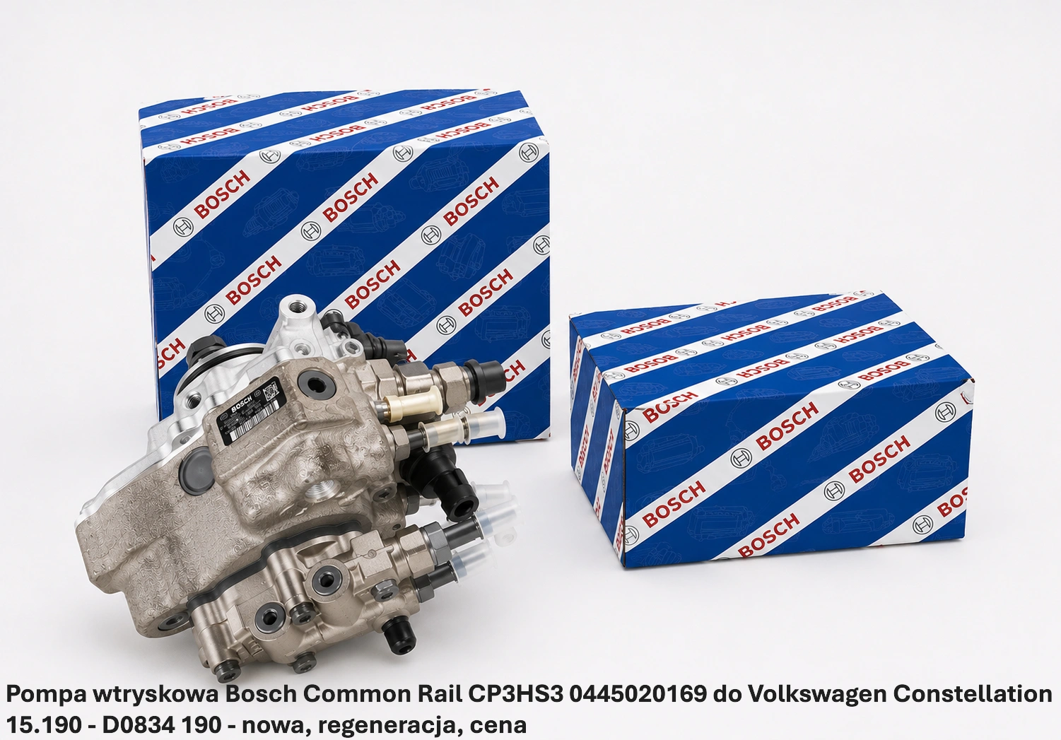Pompa wtryskowa Bosch Common Rail CP3HS3 0445020169 do Volkswagen Constellation 15.190 - D0834 190 - nowa, regeneracja, cena