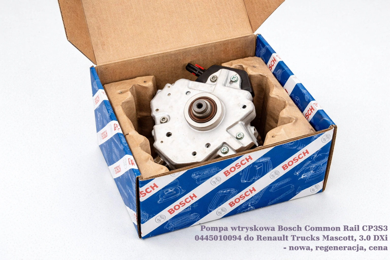Pompa wtryskowa Bosch Common Rail CP3S3 0445010094 do Renault Trucks Mascott, 3.0 DXi - nowa, regeneracja, cena