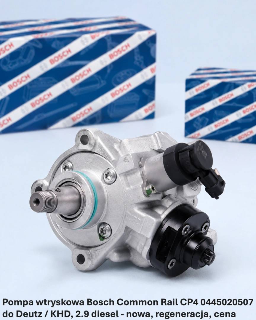 Pompa wtryskowa Bosch Common Rail CP4 0445020507 do Deutz / KHD, 2.9 diesel 