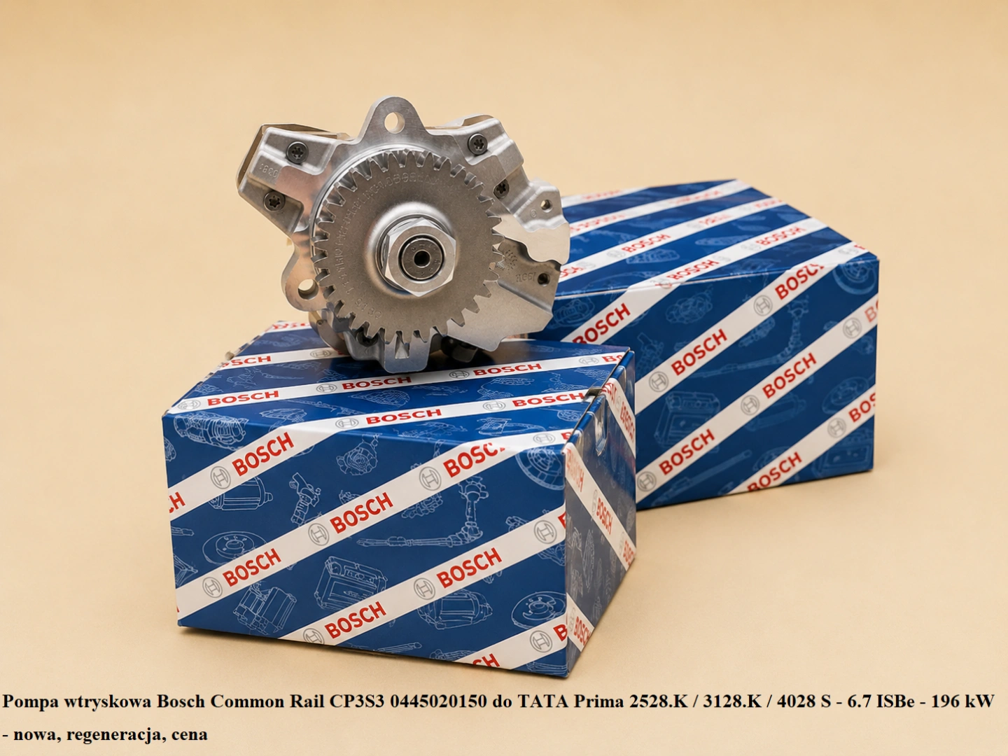Pompa wtryskowa Bosch Common Rail CP3S3 0445020150 do TATA Prima 2528.K / 3128.K / 4028 S - 6.7 ISBe - 196 kW Pompa wtryskowa Bosch Common Rail CP3S3 0445020150 do TATA Prima 2528.K / 3128.K / 4028 S - 6.7 ISBe - 196 kW - nowa, regeneracja, cena
