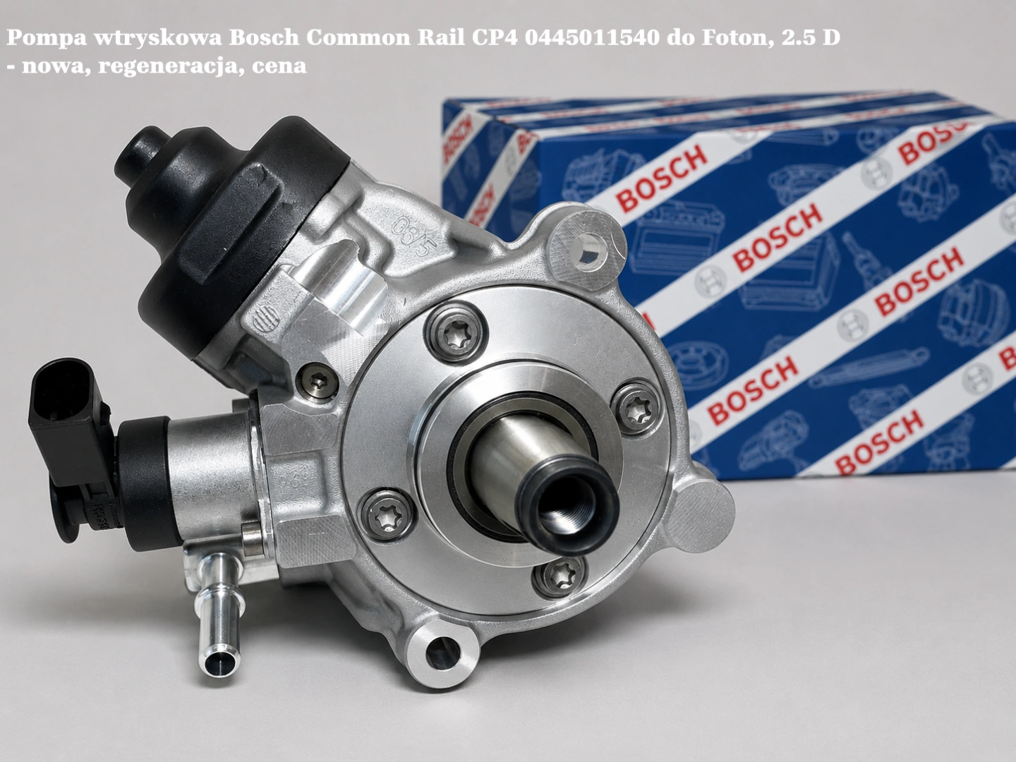 Pompa wtryskowa Bosch Common Rail CP4 0445011540 do Foton, 2.5 D - nowa, regeneracja, cena