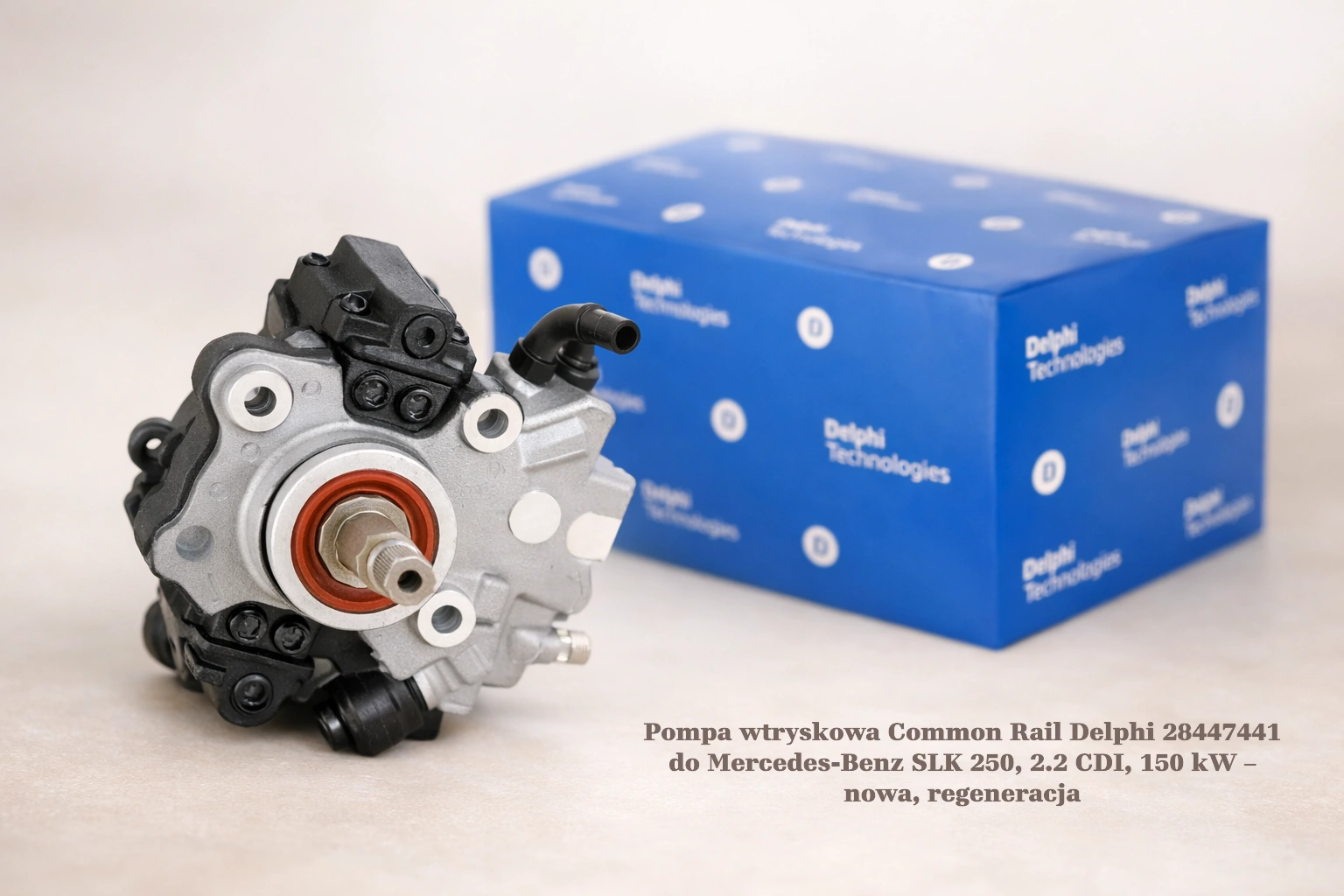Pompa wtryskowa Common Rail Delphi 28447441 do Mercedes-Benz SLK 250, 2.2 CDI, 150 kW – nowa, regeneracja