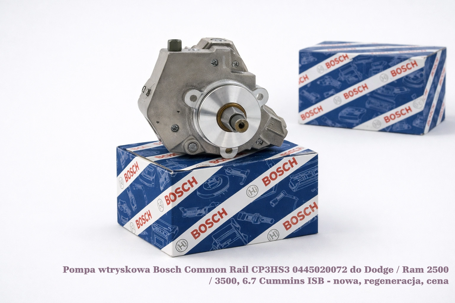 Pompa wtryskowa Bosch Common Rail CP3HS3 0445020072 do Dodge / Ram 2500 / 3500, 6.7 Cummins ISB - nowa, regeneracja, cena