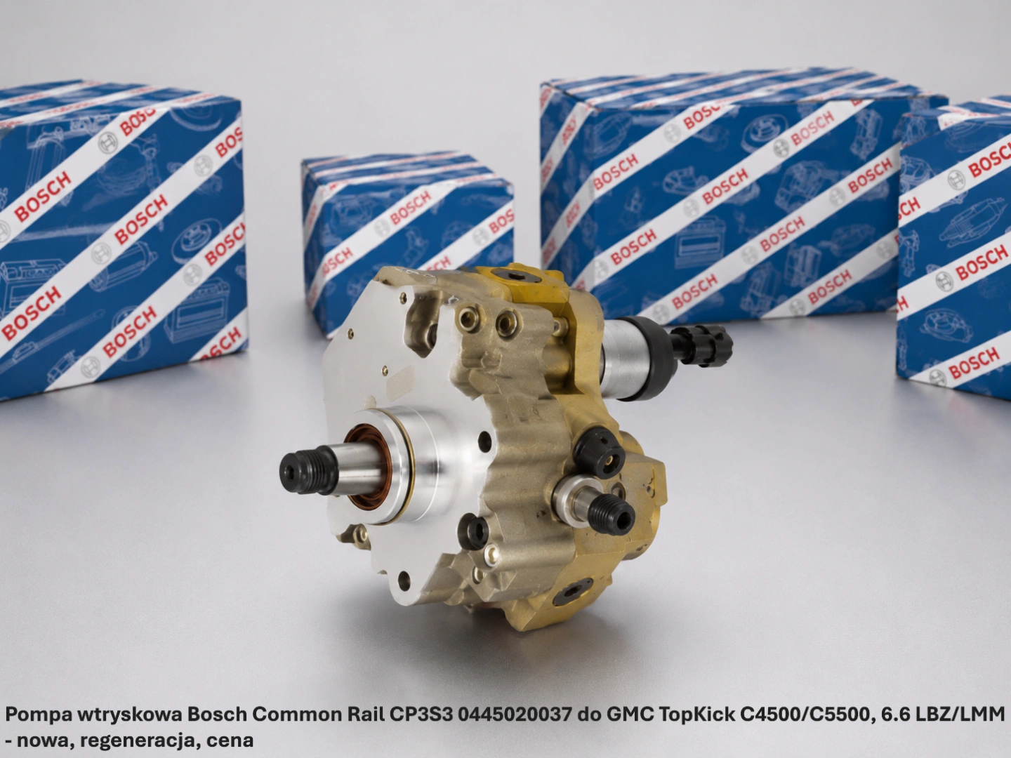 Pompa wtryskowa Bosch Common Rail CP3S3 0445020037 do GMC TopKick C4500/C5500, 6.6 LBZ/LMM-nowa, regeneracja, cena Pompa wtryskowa Bosch Common Rail CP3S3 0445020037 do GMC TopKick C4500/C5500, 6.6 LBZ/LMM-nowa, regeneracja, cena