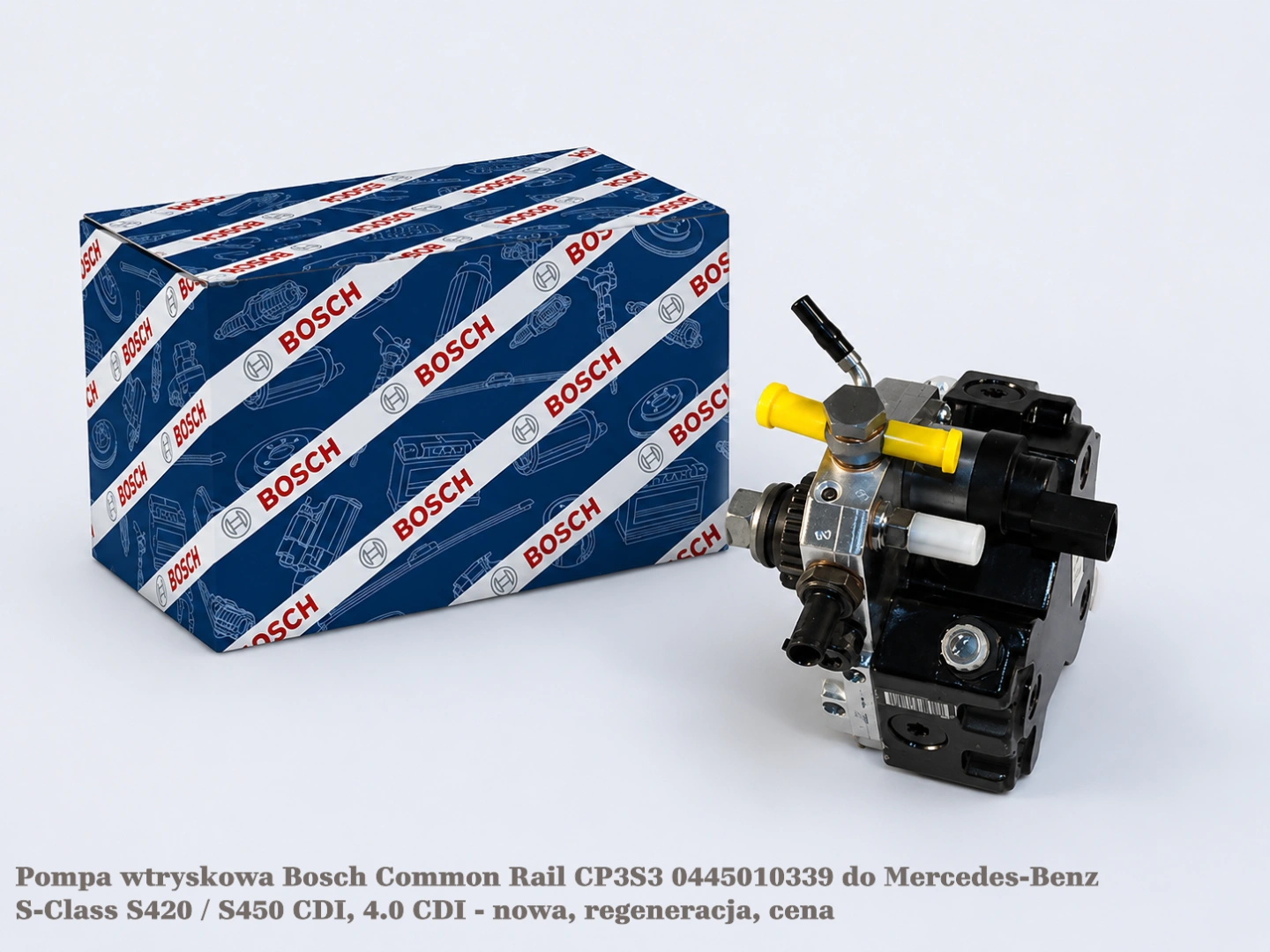 Pompa wtryskowa Bosch Common Rail CP3S3 0445010339 do Mercedes-Benz S-Class S420 / S450 CDI, 4.0 CDI - nowa, regeneracja, cena