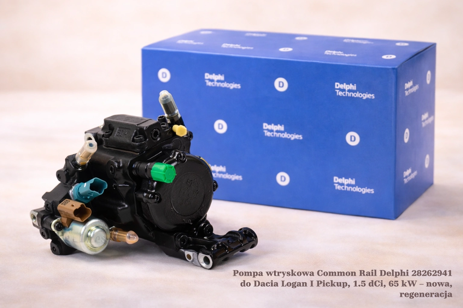 Pompa wtryskowa Common Rail Delphi 28262941 do Dacia Logan I Pickup, 1.5 dCi, 65 kW Pompa wtryskowa Common Rail Delphi 28262941 do Dacia Logan I Pickup, 1.5 dCi, 65 kW – nowa, regeneracja