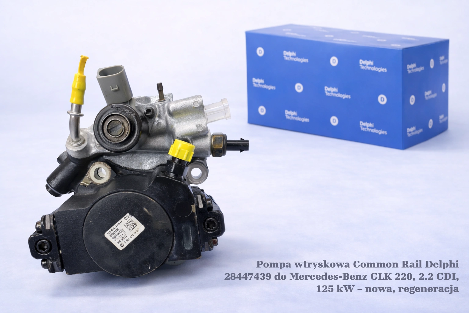 Pompa wtryskowa Common Rail Delphi 28447439 do Mercedes-Benz GLK 220, 2.2 CDI, 125 kW – nowa, regeneracja