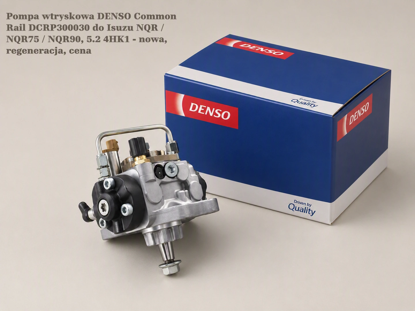 Pompa wtryskowa DENSO Common Rail DCRP300030 do Isuzu NQR / NQR75 / NQR90, 5.2 4HK1 - nowa, regeneracja, cena