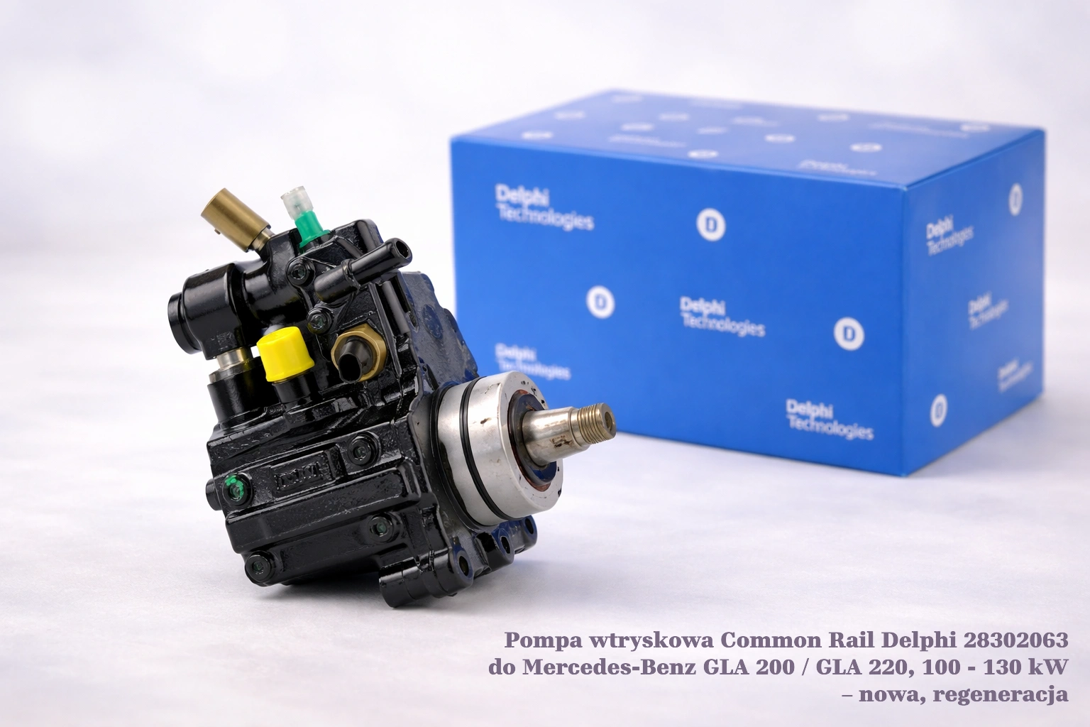 Pompa wtryskowa Common Rail Delphi 28302063 do Mercedes-Benz GLA 200 / GLA 220, 100 - 130 kW – nowa, regeneracja