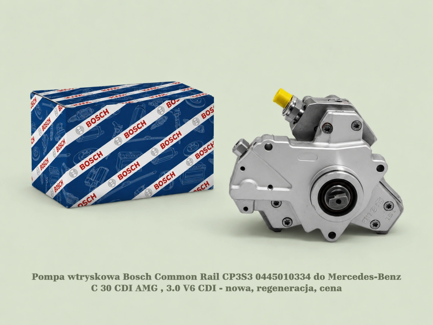 Pompa wtryskowa Bosch Common Rail CP3S3 0445010334 do Mercedes-Benz C 30 CDI AMG , 3.0 V6 CDI - nowa, regeneracja, cena