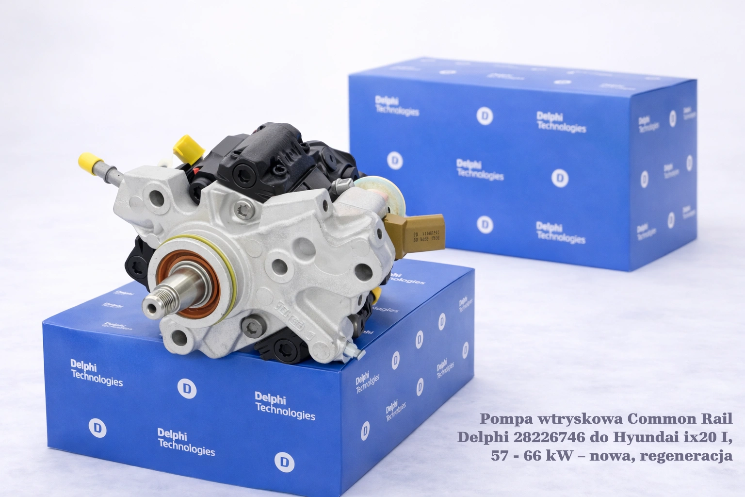 Pompa wtryskowa Common Rail Delphi 28226746 do Hyundai ix20 I, 57 - 66 kW Pompa wtryskowa Common Rail Delphi 28226746 do Hyundai ix20 I, 57 - 66 kW – nowa, regeneracja