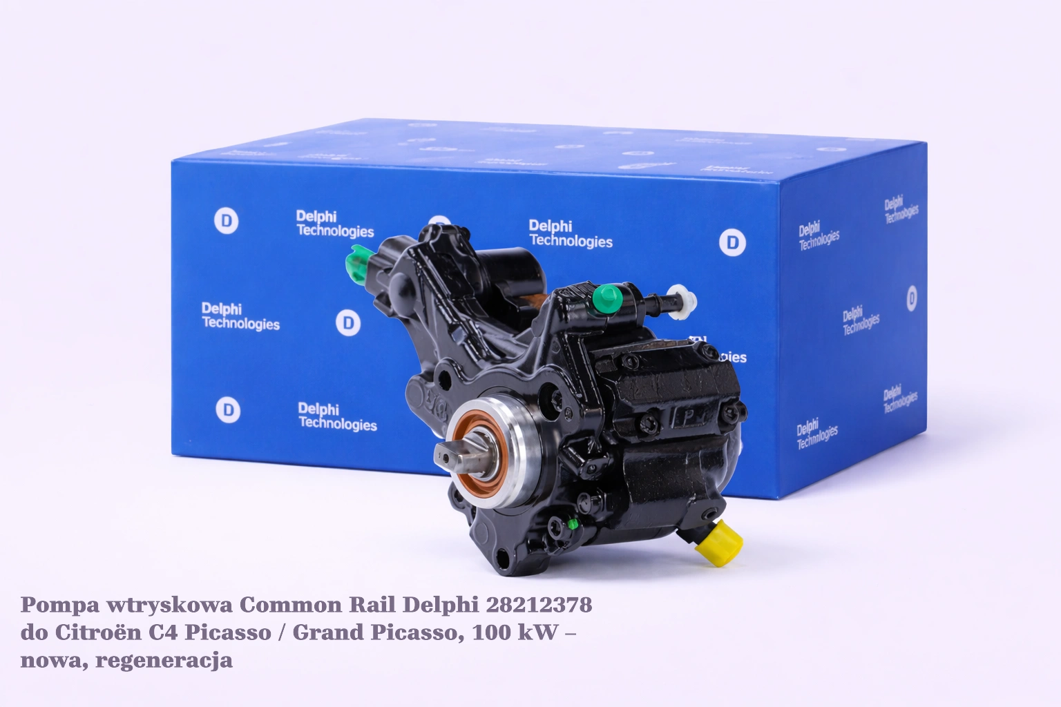 Pompa wtryskowa Common Rail Delphi 28212378 do Citroën C4 Picasso / Grand Picasso, 100 kW – nowa, regeneracja