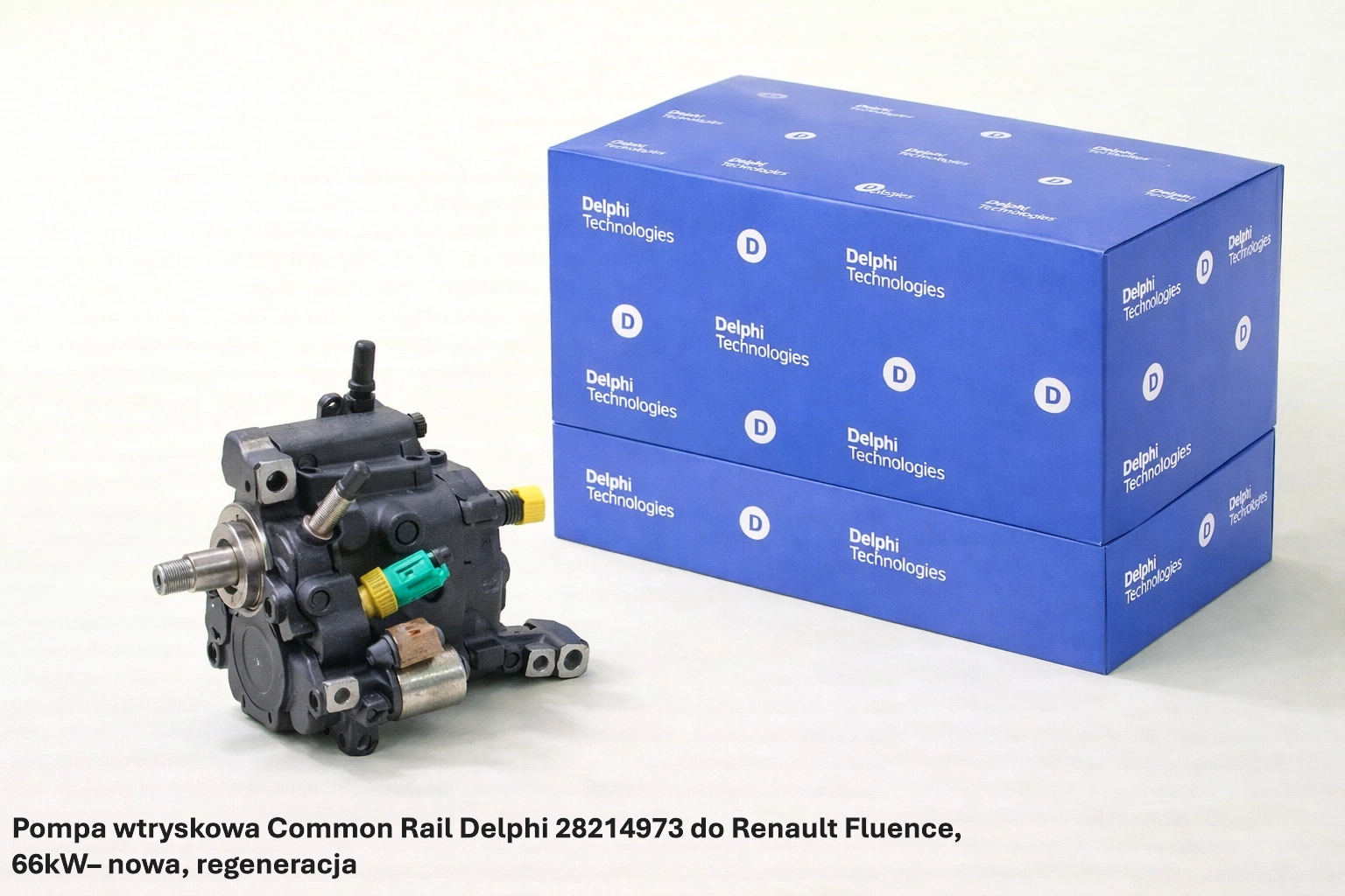 Pompa wtryskowa Common Rail Delphi 28214973 do Renault Fluence, 66kW– nowa, regeneracja