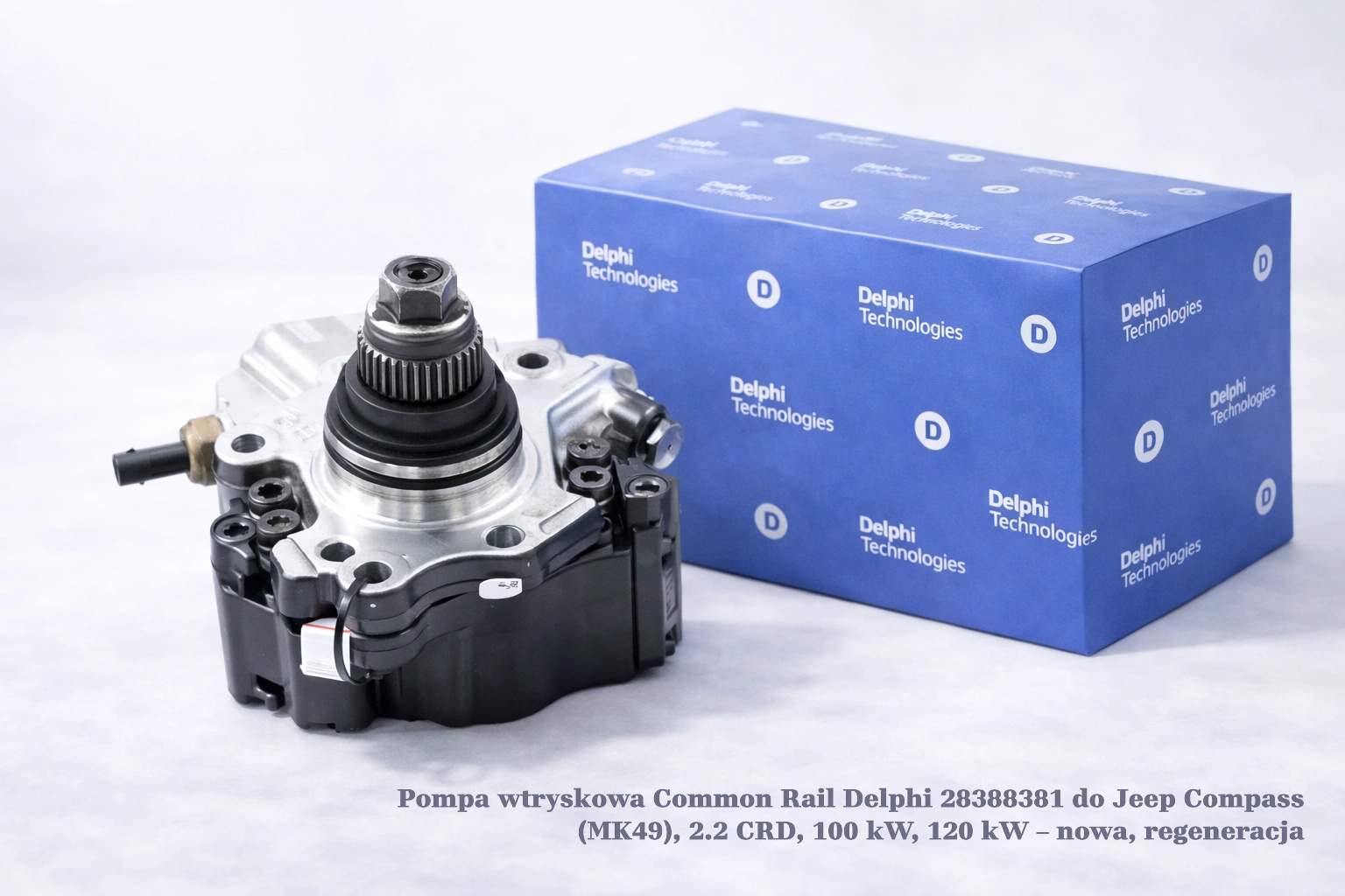 Pompa wtryskowa Common Rail Delphi 28388381 do Jeep Compass (MK49), 2.2 CRD, 100 kW, 120 kW – nowa, regeneracja