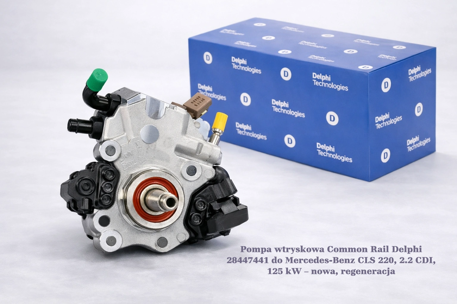 Pompa wtryskowa Common Rail Delphi 28447441 do Mercedes-Benz CLS 220, 2.2 CDI, 125 kW – nowa, regeneracja