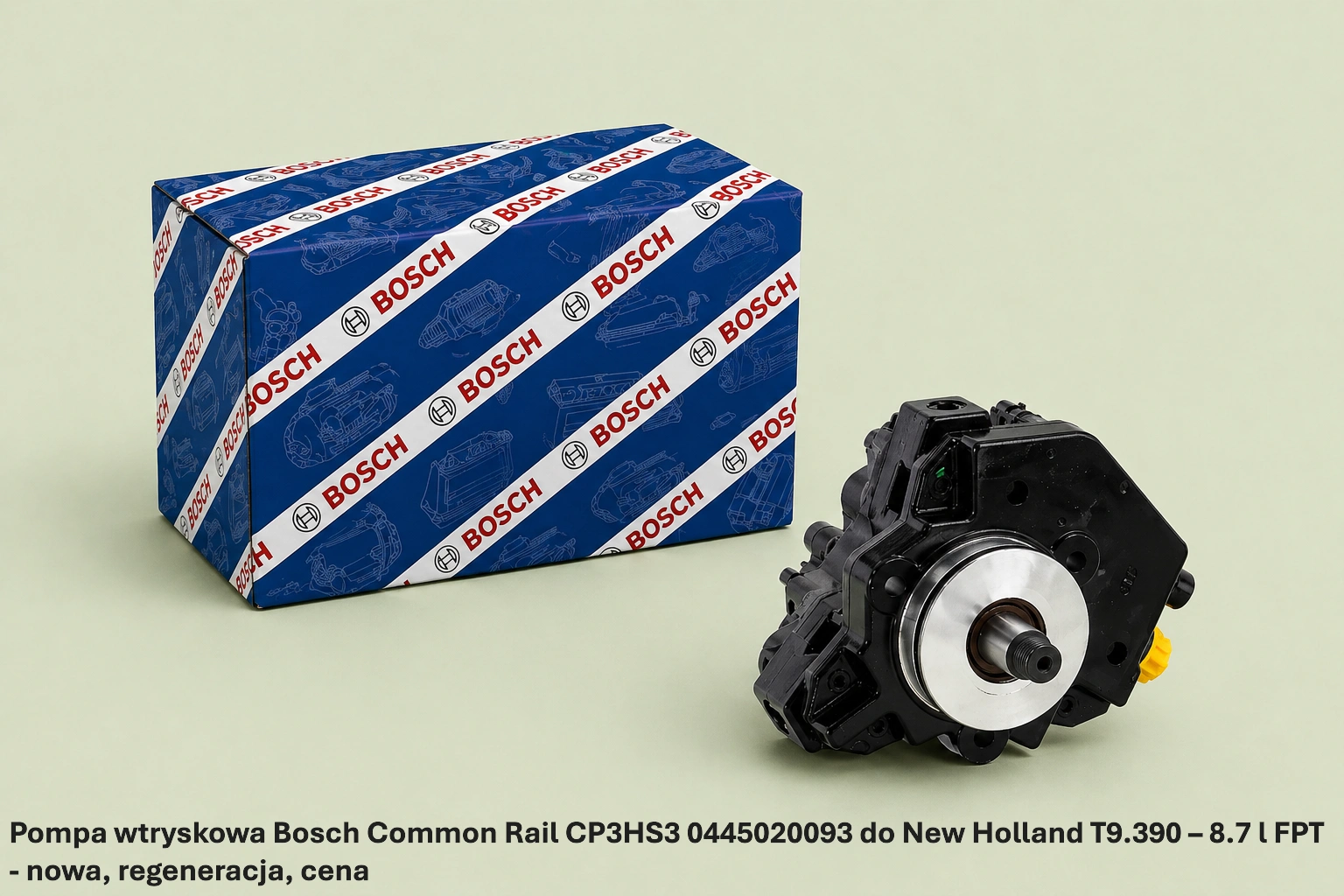 Pompa wtryskowa Bosch Common Rail CP3HS3 0445020093 do New Holland T9.390 – 8.7 l FPT - nowa, regeneracja, cena