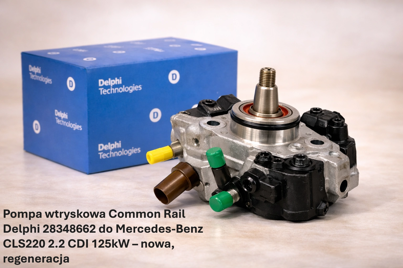 Pompa wtryskowa Common Rail Delphi 28348662 do Mercedes-Benz CLS220 2.2 CDI 125kW – nowa, regeneracja