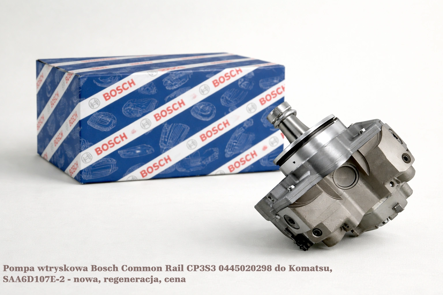 Pompa wtryskowa Bosch Common Rail CP3S3 0445020298 do Komatsu, SAA6D107E-2 - nowa, regeneracja, cena