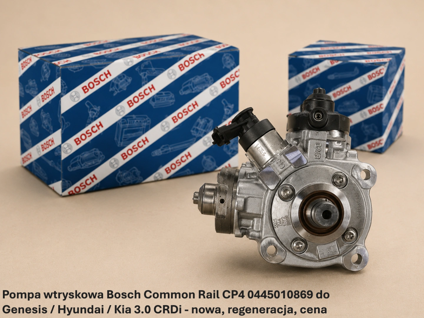 Pompa wtryskowa Bosch Common Rail CP4 0445010869 do Genesis / Hyundai / Kia 3.0 CRDi 