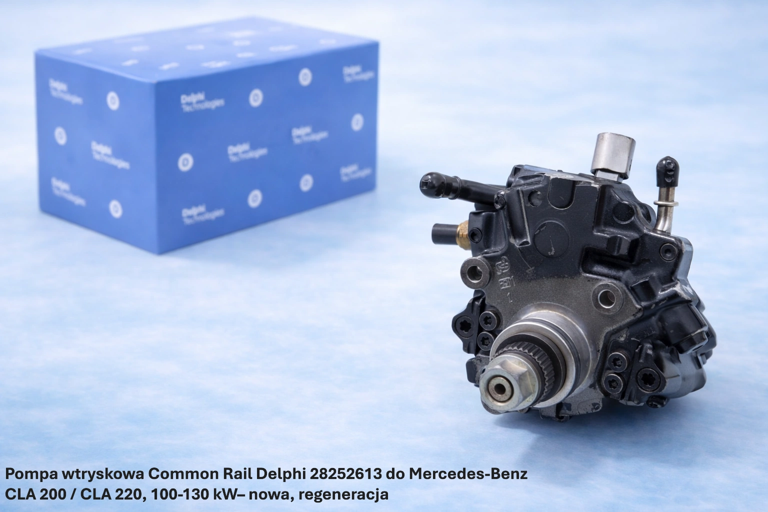 Pompa wtryskowa Common Rail Delphi 28252613 do Mercedes-Benz CLA 200 / CLA 220, 100-130 kW Pompa wtryskowa Common Rail Delphi 28252613 do Mercedes-Benz CLA 200 / CLA 220, 100-130 kW– nowa, regeneracja
